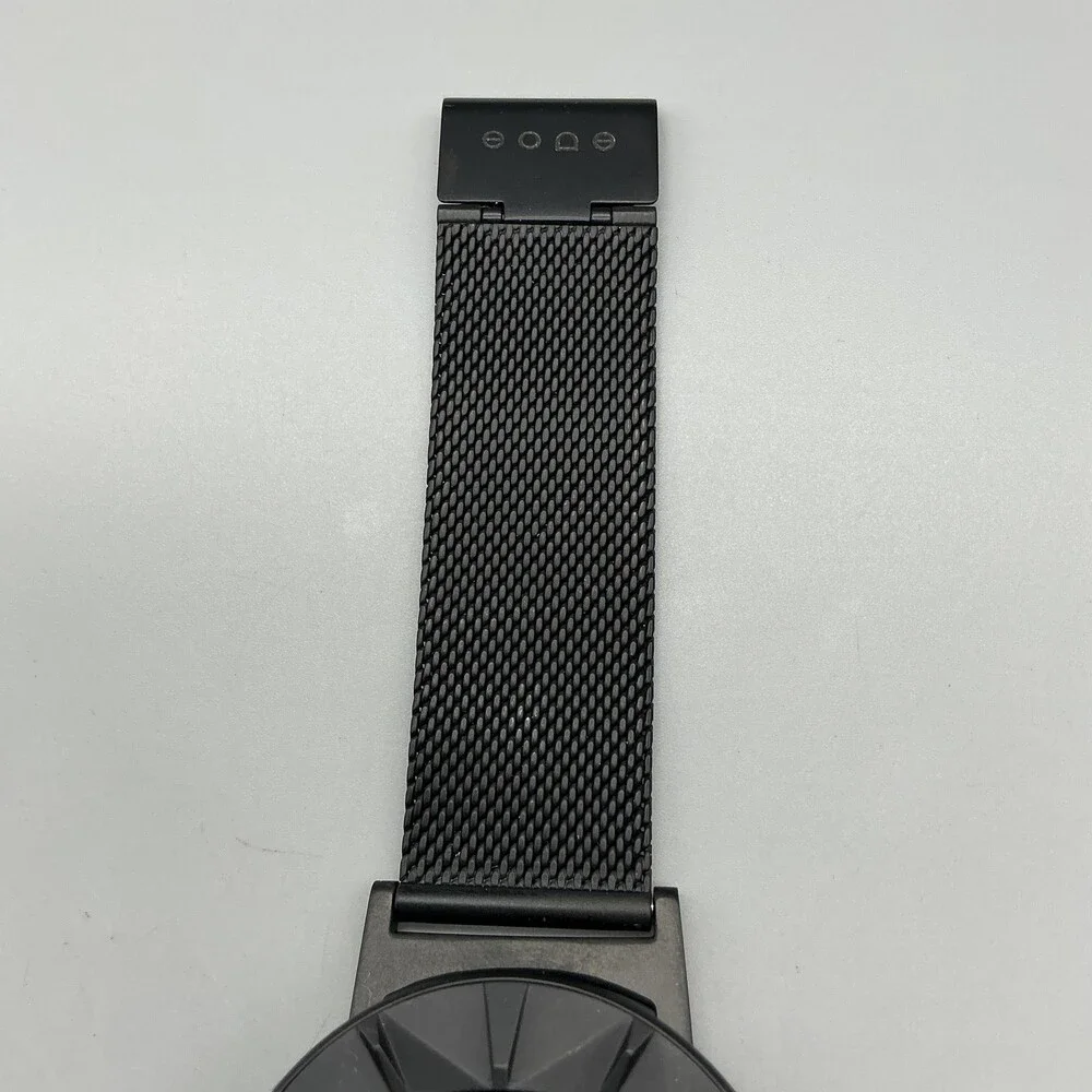 Eone The Bradley Mens Watch 40mm Black Dial Black Mesh Stainless Quartz 50m WR